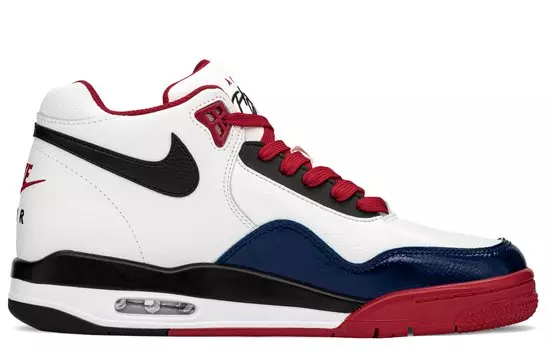 Винтажные баскетбольные кроссовки Nike Flight Legacy унисекс, Vivd Red/Bliss Blue/Footwear White