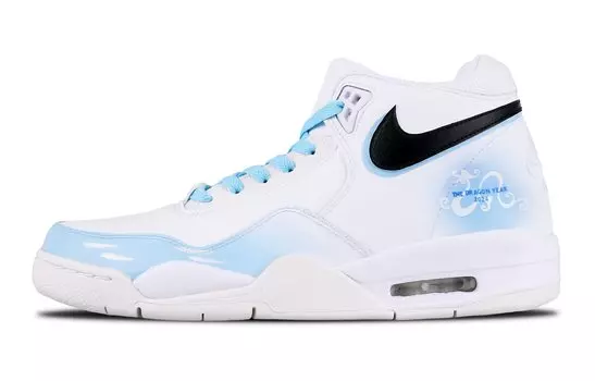 Винтажные баскетбольные кроссовки Nike Flight Legacy унисекс, Light Blue