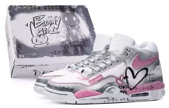 Винтажные баскетбольные кроссовки Nike Flight Legacy унисекс, Silver