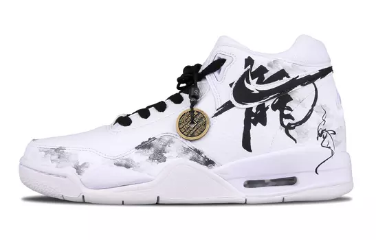 Винтажные баскетбольные кроссовки Nike Flight Legacy унисекс, Smudge ink