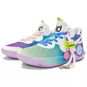 Винтажные баскетбольные кроссовки Nike KD Trey 5 IX унисекс, Ice Soul Blue Purple