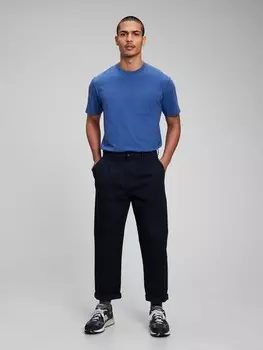 Винтажные брюки цвета хаки Gap, синий