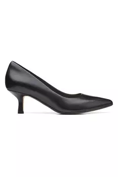 Violette55 кожаные туфли с острым носком Clarks, черный