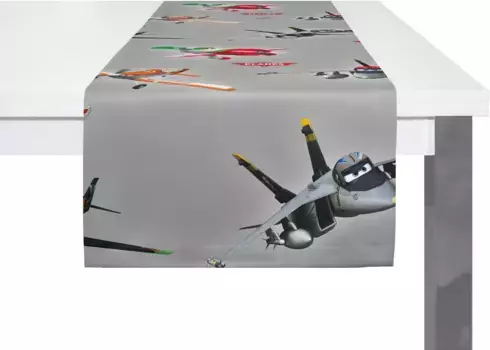 Вирт настольная дорожка "Planes Lima", (1 штука), Walt Disney Wirth 150х50 см, темно-серый