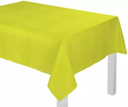 Вирт скатерть "Ланштайн" Wirth 120х120 см, цвет limone
