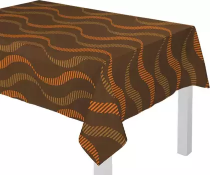 Вирт скатерть "LUPARA" Wirth 130х160 см, цвет orange