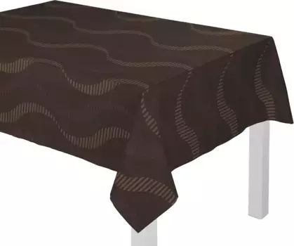 Вирт скатерть "LUPARA" Wirth 130х190 см, коричневый