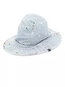 Visvim панама в полоску, синий