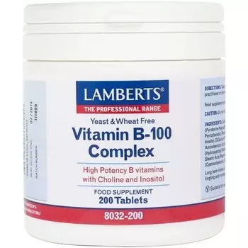 ВИТ Б-100 Комплекс 200 таблеток Lamberts