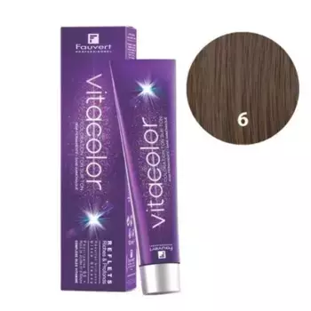 Vitacolor Gloss B6 Тон-в-тон для волос, темно-русый, 100 мл Fauvert