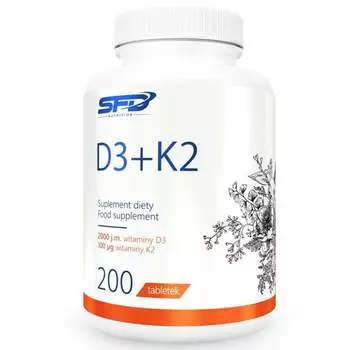 Витамин D3+K2 200 таблеток - SFD