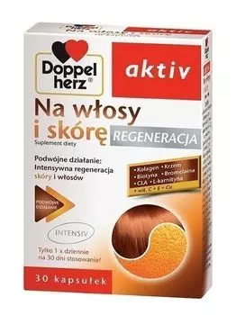 Витамины и минералы Doppelherz aktiv Na wosy i skr Regeneracja, 30 шт