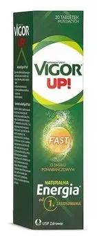 Витамины и минералы Vigor UP! Fast Smak Pomaraczowy , 20 шт