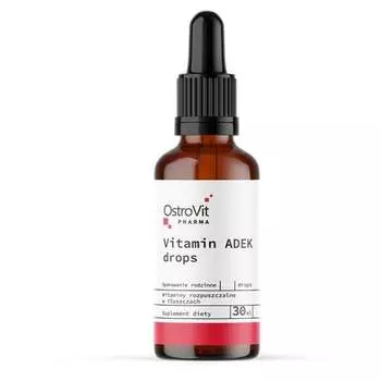 Витамины OstroVit, Pharma ADEK в каплях 30 мл.