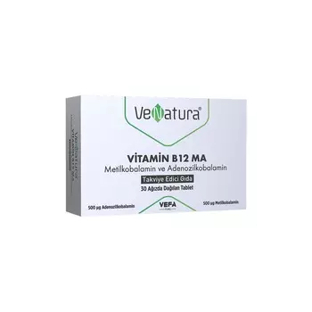 Витамины Venatura B12 Ma, 30 таблеток