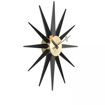 Vitra Настенные часы George Nelson Sunburst, черный