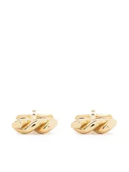 Витые запонки Lanvin, золотой