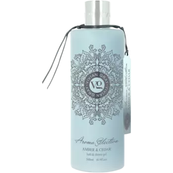 Vivian Gray Aroma Selection Amber & Cedar ароматный гель для ванны и душа, 500 мл