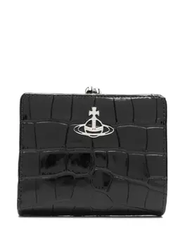 Vivienne Westwood кошелек с тиснением под крокодила, черный