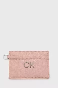 Визитница Calvin Klein, розовый