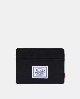 Визитница Charlie Supply, черная Herschel, черный