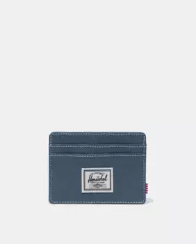 Визитница Herschel Supply Charlie, синяя, синий