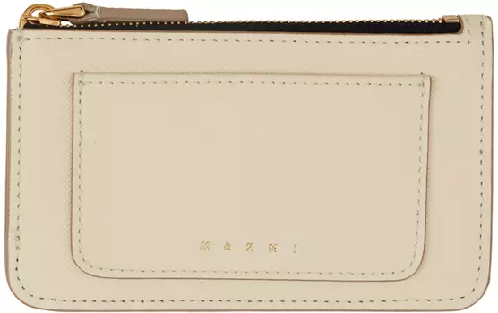 Визитница из сафьяновой кожи Off-White Marni
