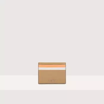 Визитница из зерненой кожи Coccinelle METALLIC TRICOLOR, желтый
