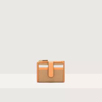 Визитница из зерненой кожи Coccinelle METALLIC TRICOLOR, желтый