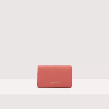 Визитница из зерненой кожи Coccinelle SOFTY, красный
