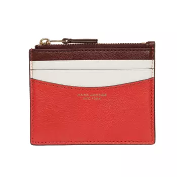Визитница Marc Jacobs Logo Zip, красный
