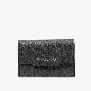 Визитница Michael Kors Hudson Signature Logo, черный