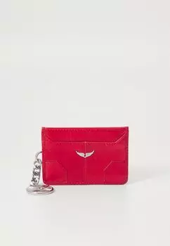 Визитница SUNNY PASS VINTAGE PATENT Zadig & Voltaire, красный