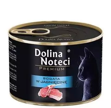 Влажный корм для кошек Dolina Noteci Jagnicina, 185 гр