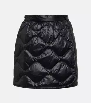 Вниз мини-юбка Moncler, черный
