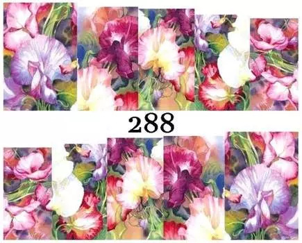 Водные наклейки для ногтей - №288, inna