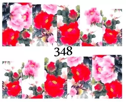 Водные наклейки для ногтей - №348, inna