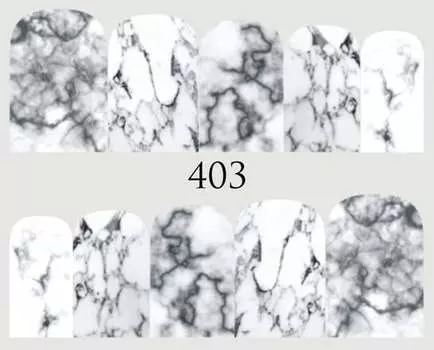 Водные наклейки для ногтей - №403, Raisin