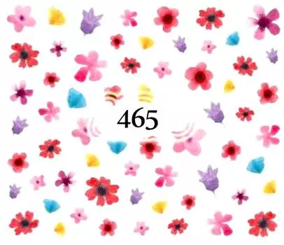 Водные наклейки для ногтей - №465, Raisin