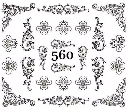 Водные наклейки для ногтей - №560, Raisin