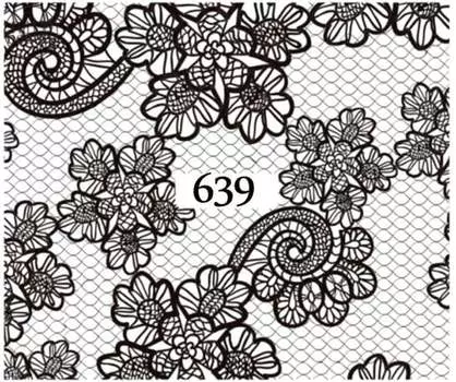 Водные наклейки для ногтей - №639, Raisin