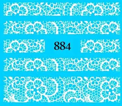 Водные наклейки для ногтей - №884, Raisin