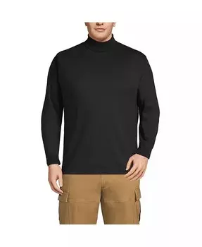 Водолазка Big & Tall Super-T Lands' End, черный