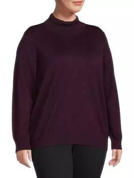 Водолазка Calvin Klein плюс, темно-красный