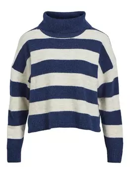 Водолазка OBJECT Sweater Minna, темно-синий