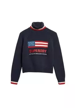 Водолазка Superdry Sweater, морской синий