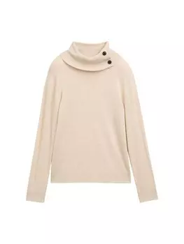 Водолазка TOM TAILOR Sweater, бежевый