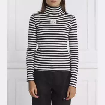 Водолазка узкого кроя Calvin Klein, черный