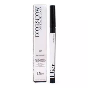 Водостойкая подводка для глаз 001 Matte White, 0,55 мл Dior, Diorshow On Stage Liner