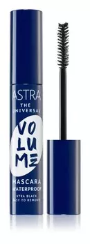 Водостойкая тушь для объема Astra Make-up Universal Volume, оттенок Extra Black 13 мл
